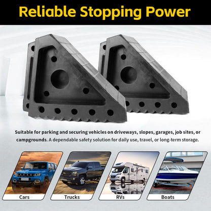 2PCS Safety Wheel Chocks