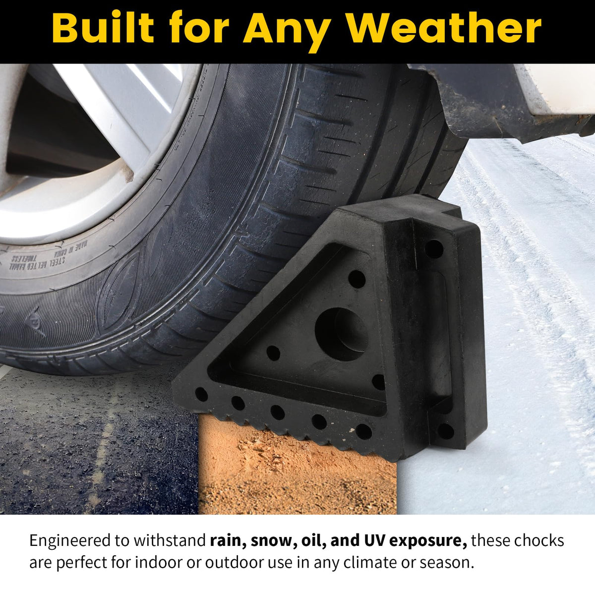 2PCS Safety Wheel Chocks
