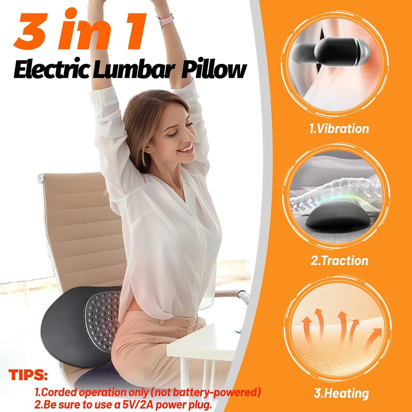 Lumbar Traction Massager