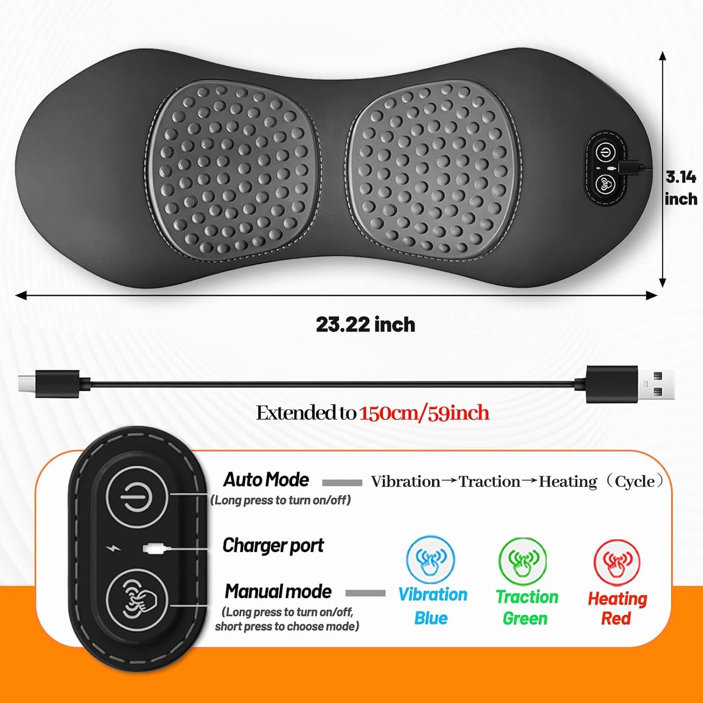 Lumbar Traction Massager