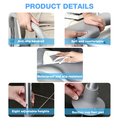 Adjustable Raised Toilet Seat