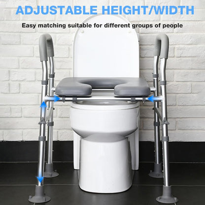 Adjustable Raised Toilet Seat