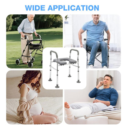 Adjustable Raised Toilet Seat
