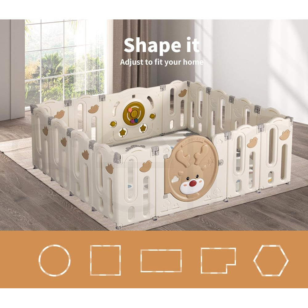Baby Playpen 16 Panel Safety Gate
