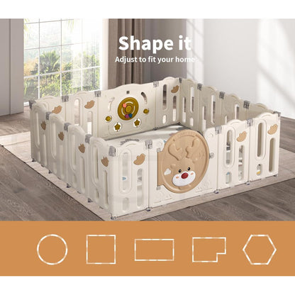 Baby Playpen 16 Panel Safety Gate