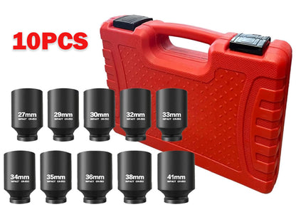 10 PCS Deep Impact Socket Set