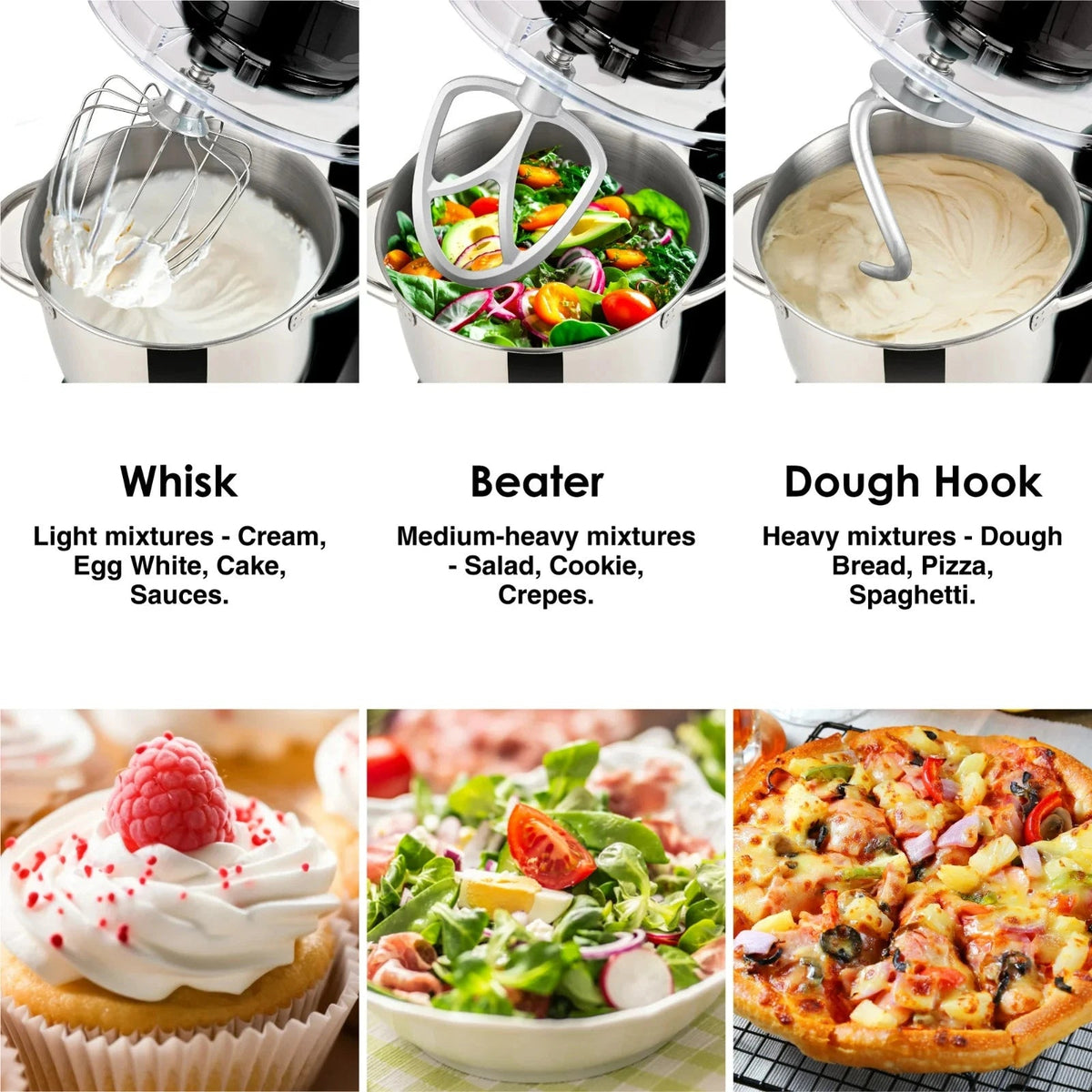 1000W Electric Stand Mixer