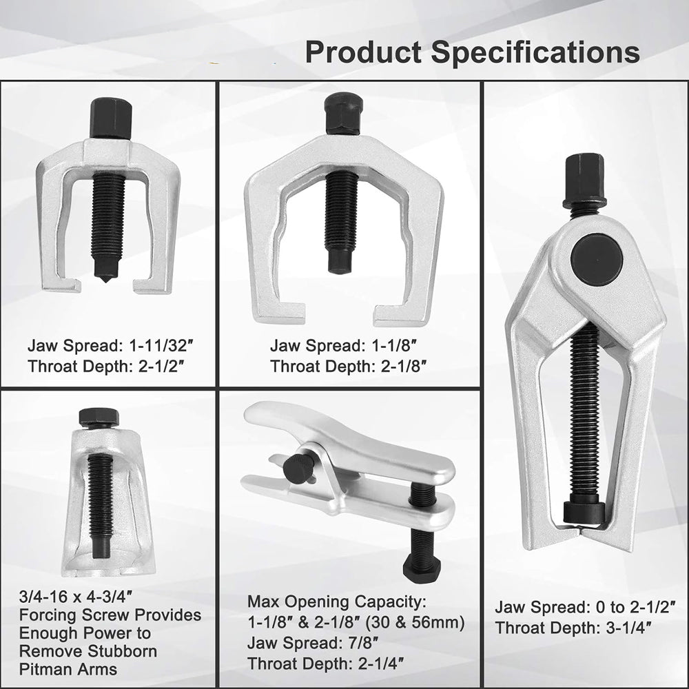 5pc Ball Joint Separator Kit