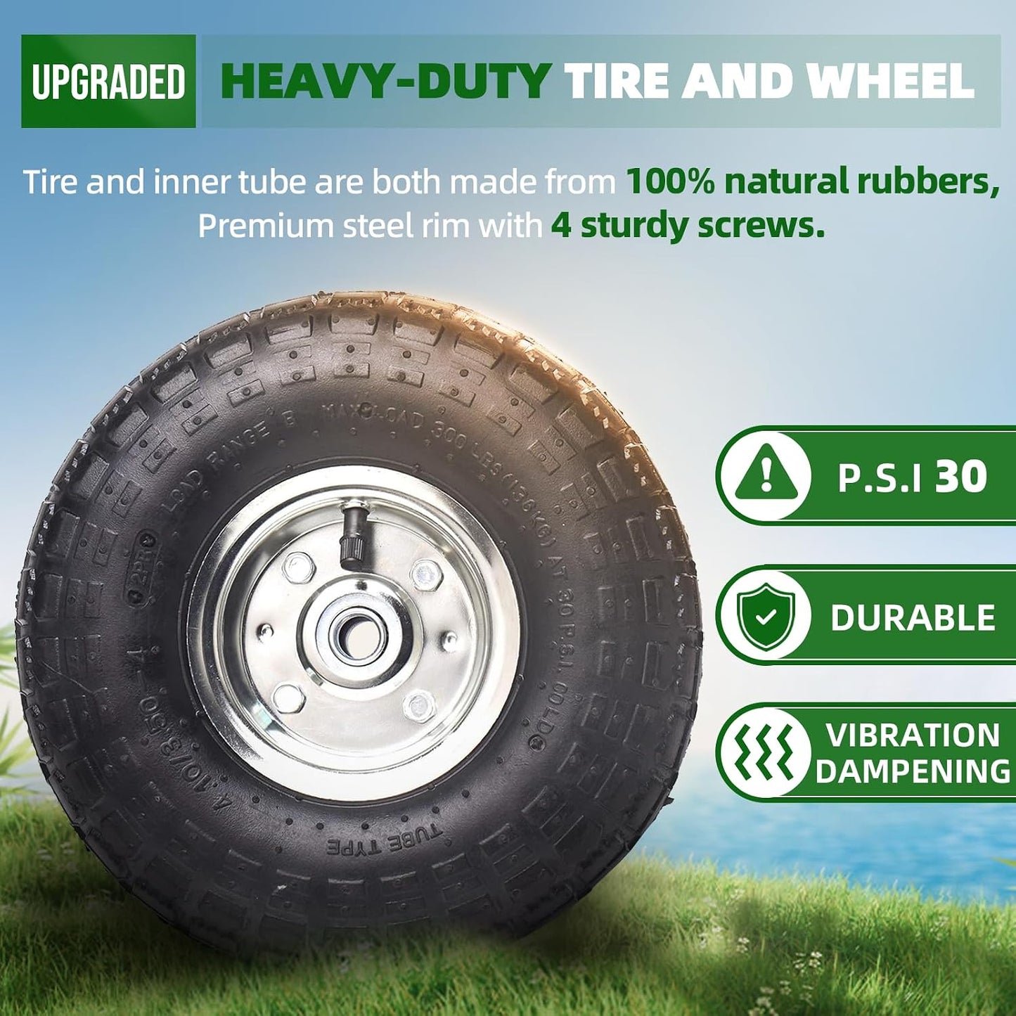 Wheel Barrow / Trolley / Go Cart Wheels