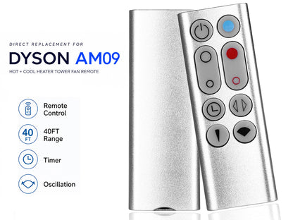 DA-02-03-B_Dyson Replacement Remote Control Silver