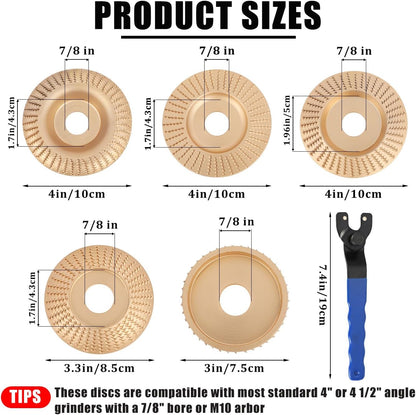 Wood Carving Disc Set