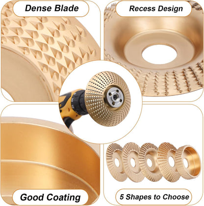 Wood Carving Disc Set
