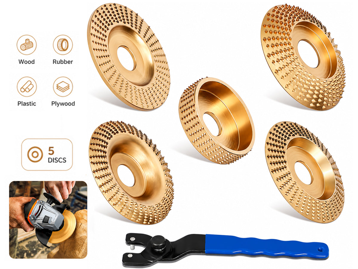 Wood Carving Disc Set