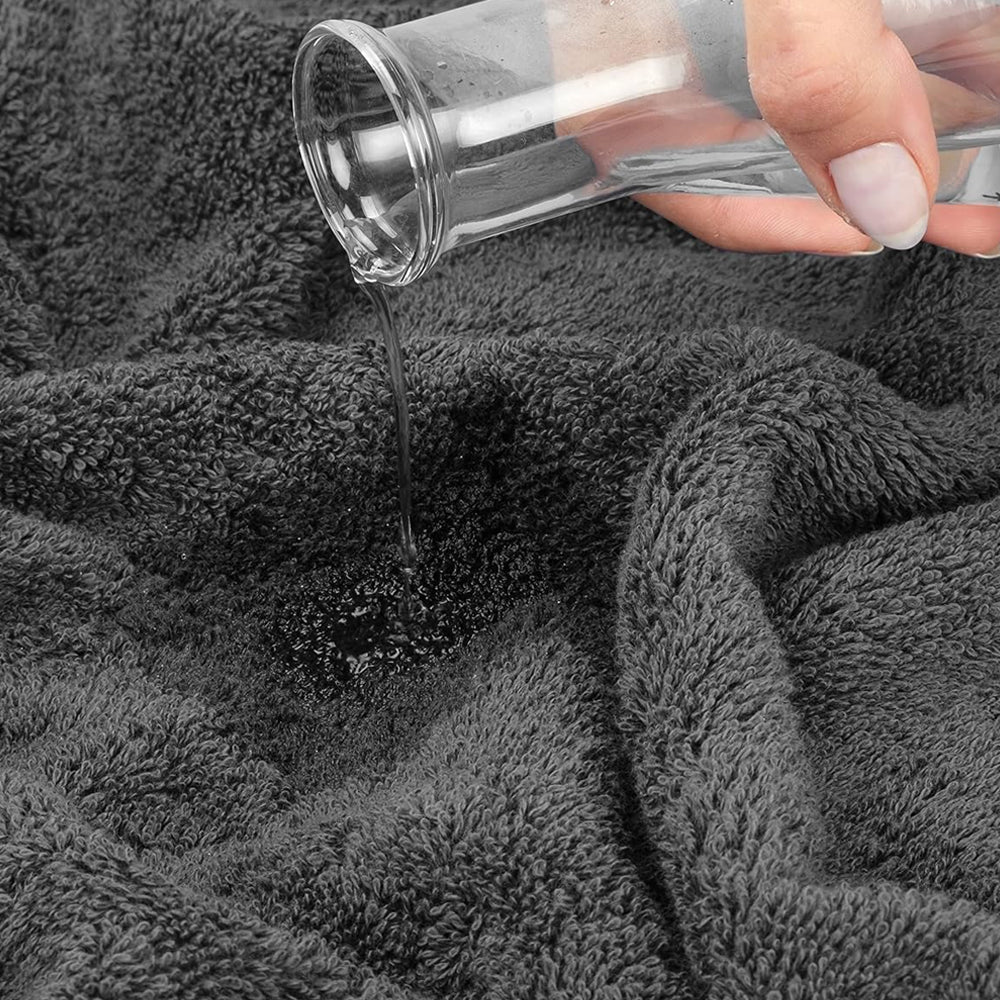 6 Piece 100% Cotton Bathroom Towels