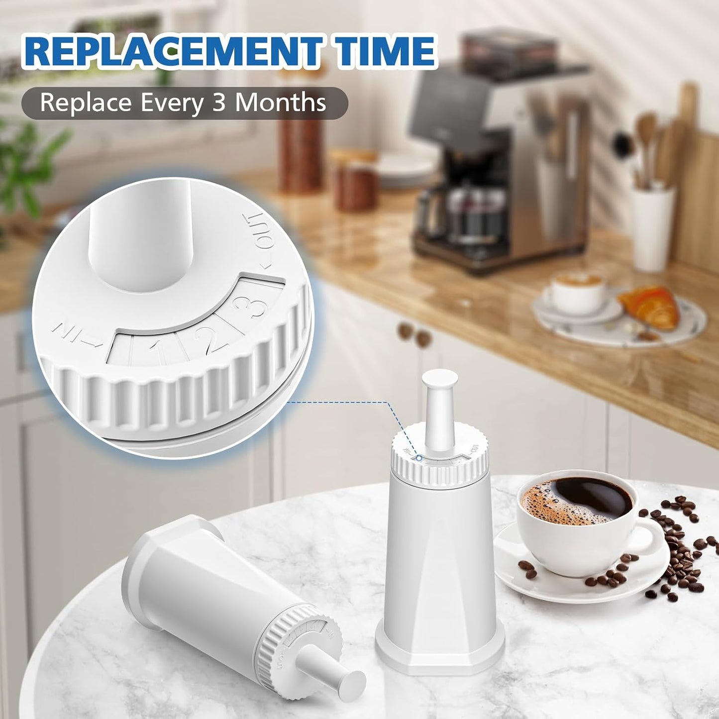 4-Pack Breville Espresso Water Filter