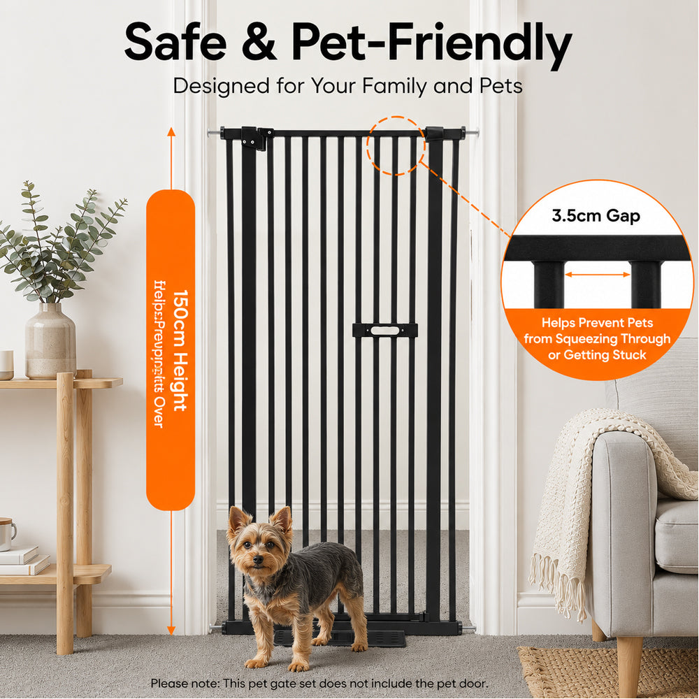 Pet Safety Gate - Retractable Safety Gate 150cm