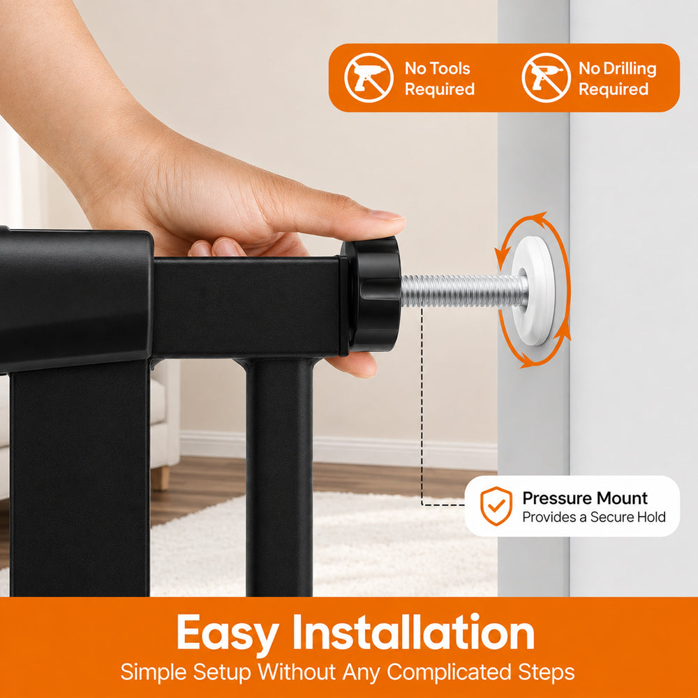 Pet Safety Gate - Retractable Safety Gate 150cm