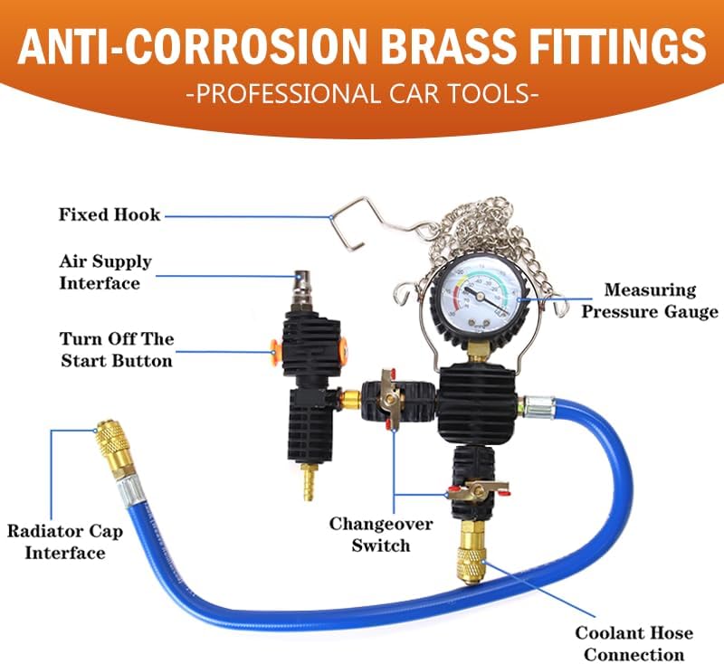 Radiator Coolant Vacuum Purge & Refill Kit