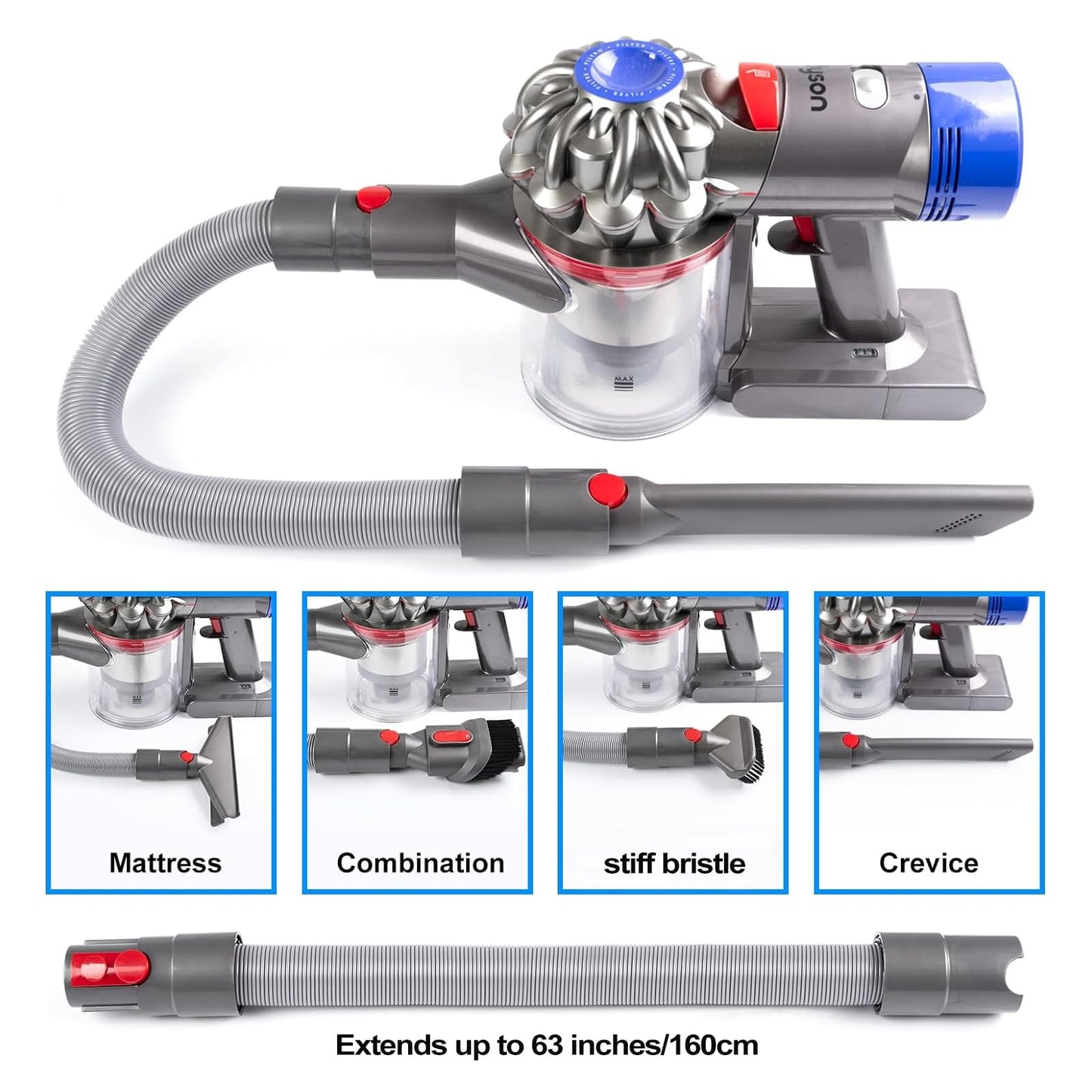 6Pcs Dyson Vacuum Cleaner Accessories
