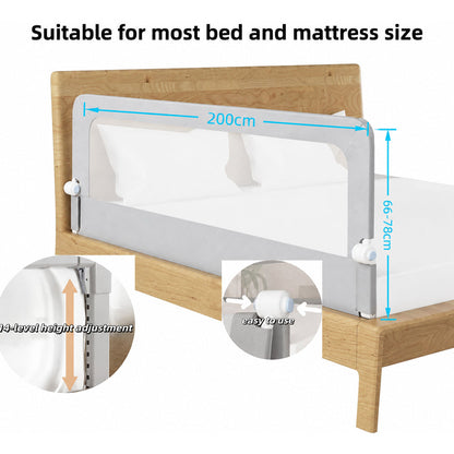 Foldable Bed Rail for Toddlers 200cm