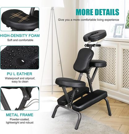 Portable Foldable Tattoo Therapy Massage Chair