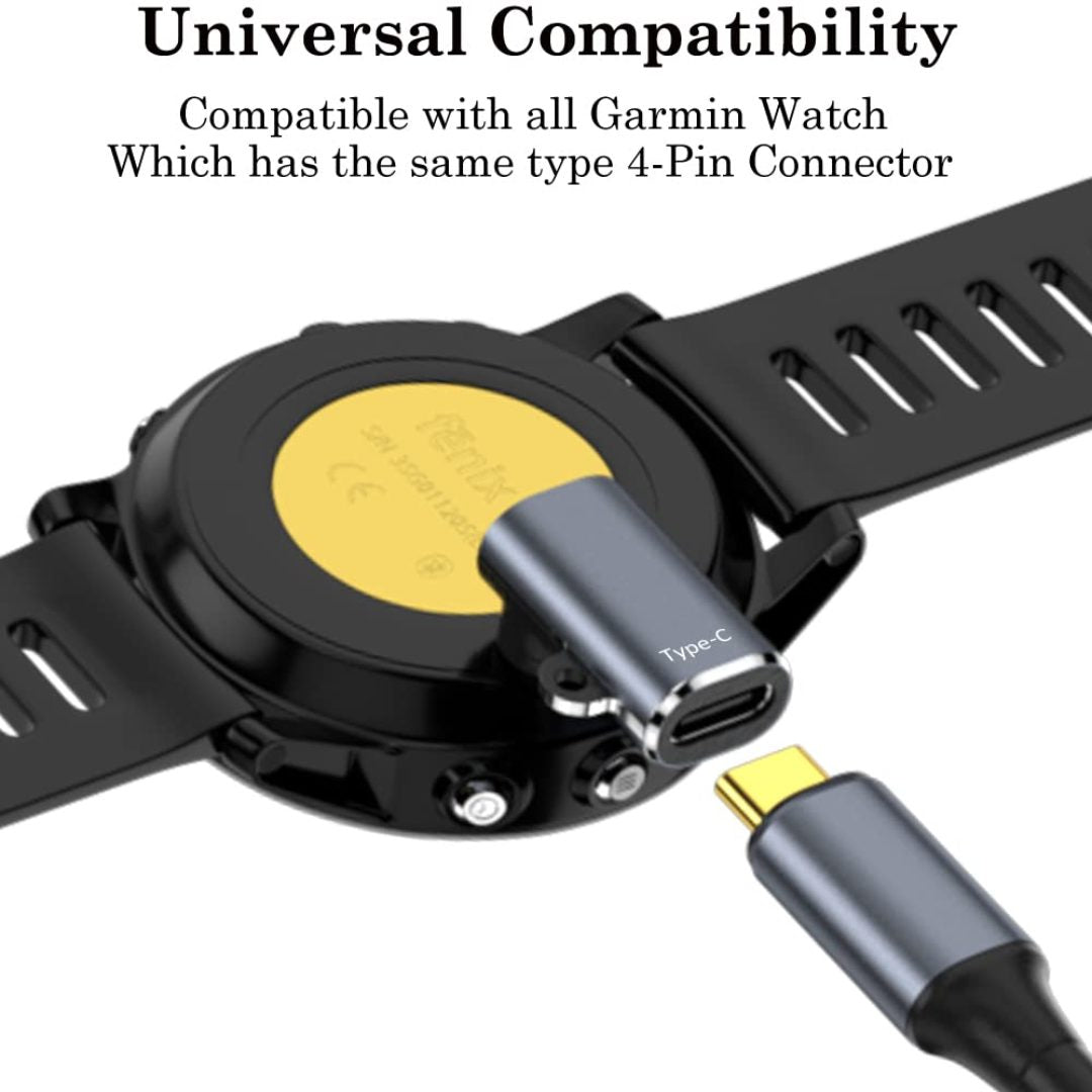 Lightning to Garmin Watch Charging Adapter Charger