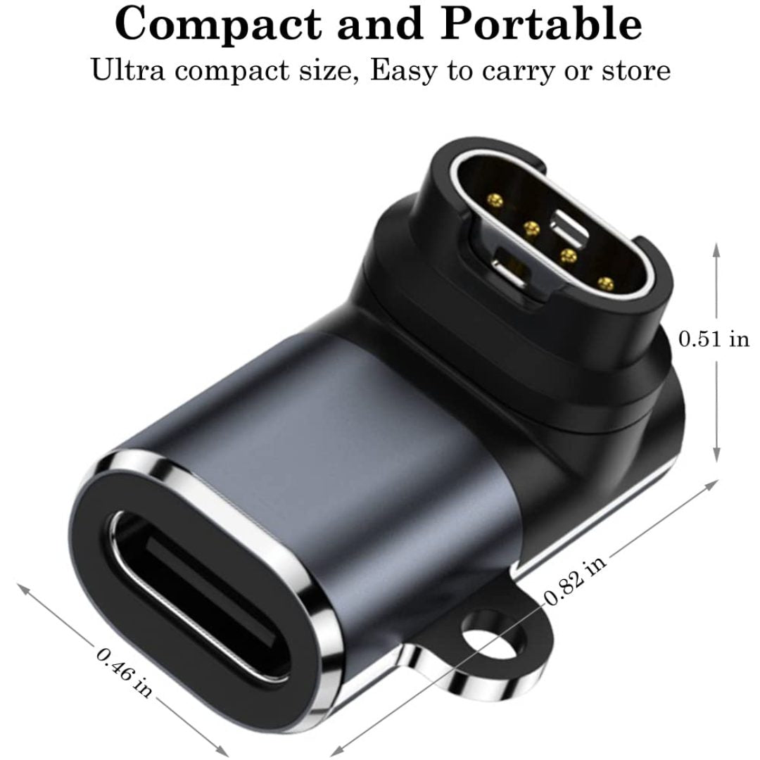 Lightning to Garmin Watch Charging Adapter Charger