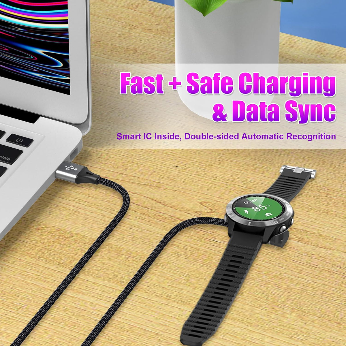Garmin Watch Charging Cable