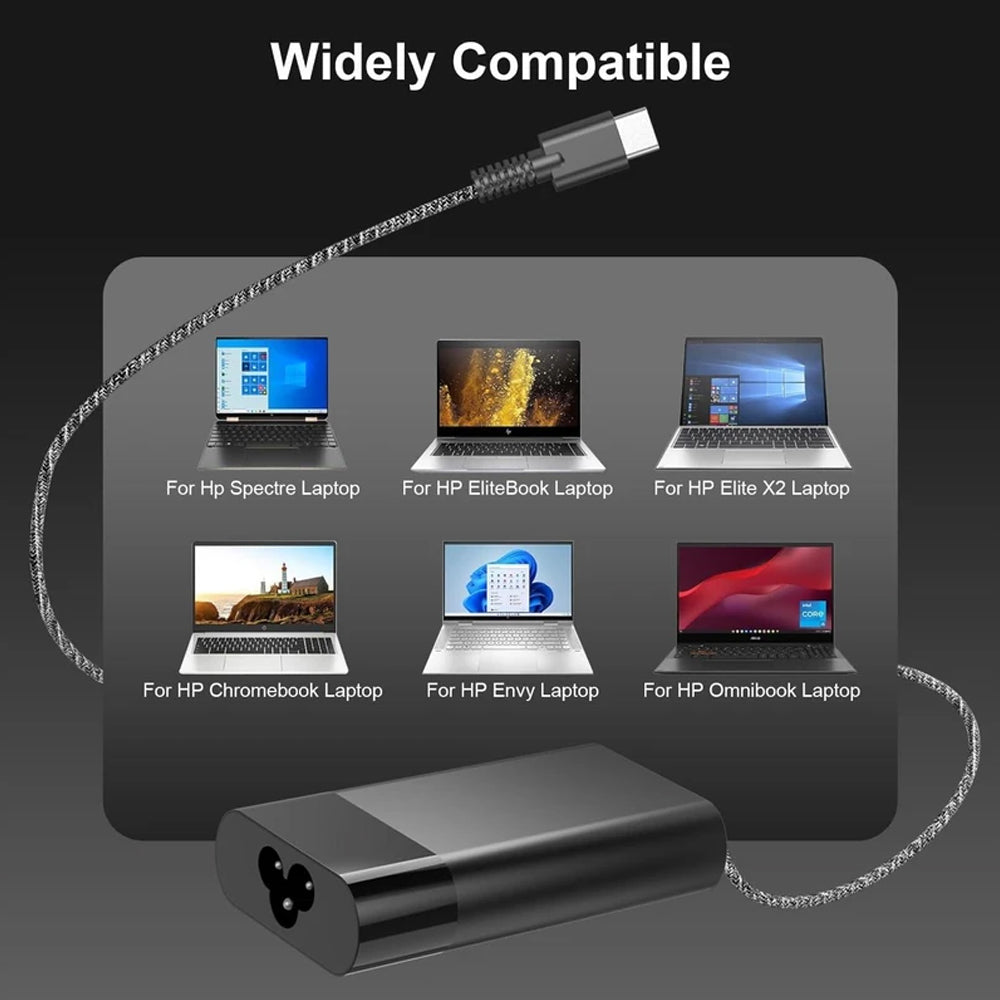 HP Laptop Charger 65W USB C