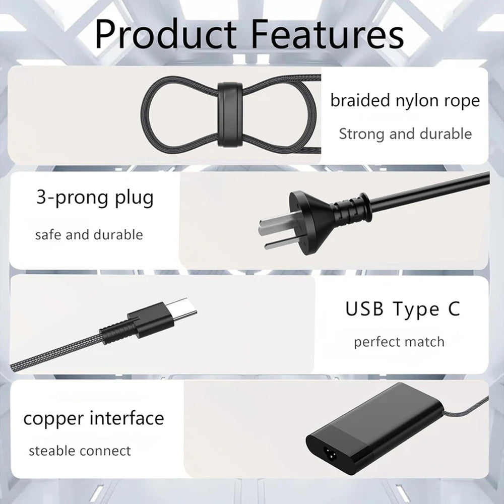 HP Laptop Charger 65W USB C