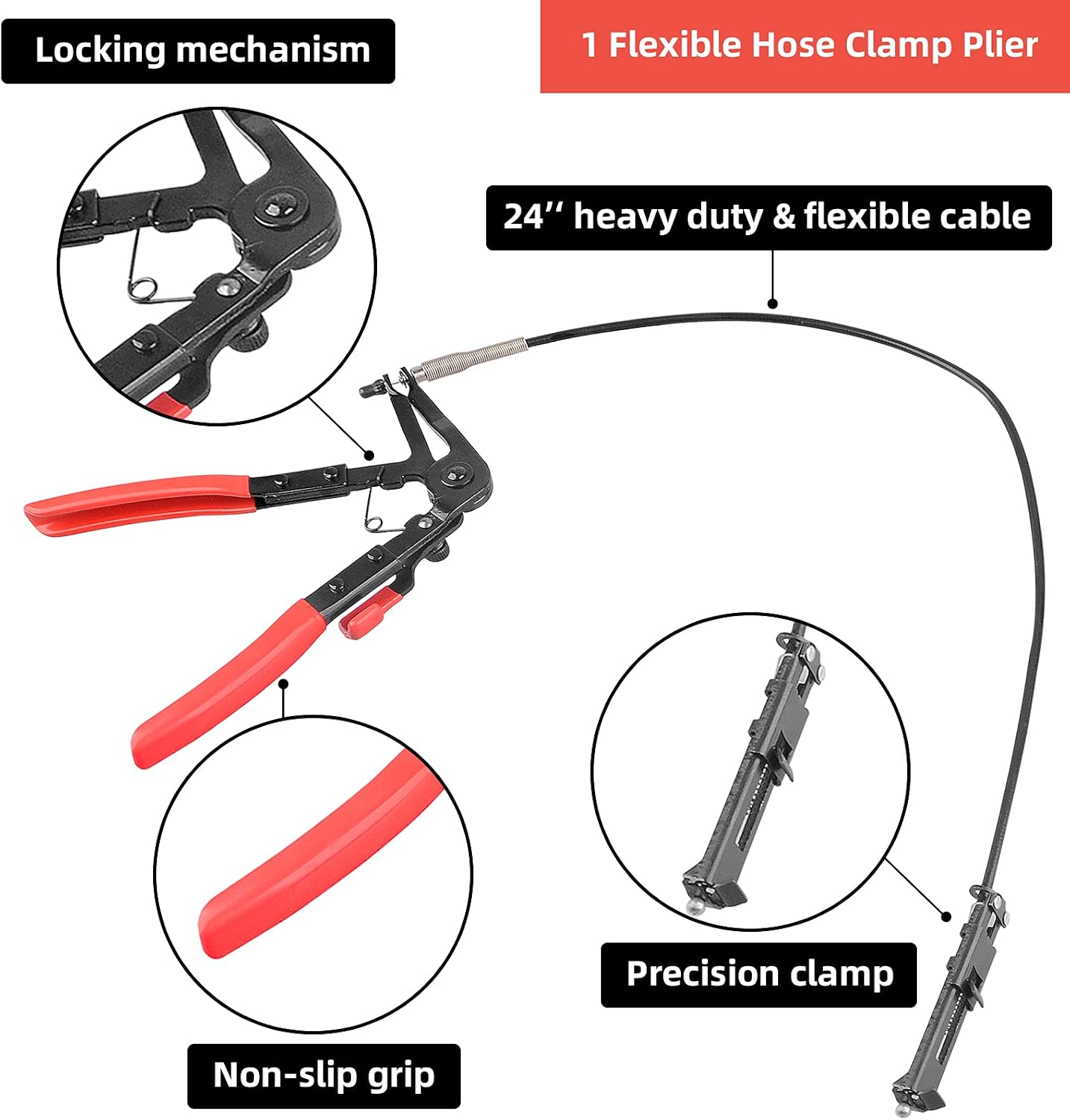 Hose Clamp Clip Plier Kit