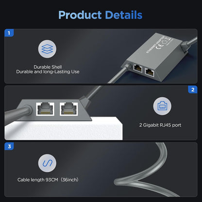 Starlink Gen 2 Ethernet Wired Network Adapter for Starlink