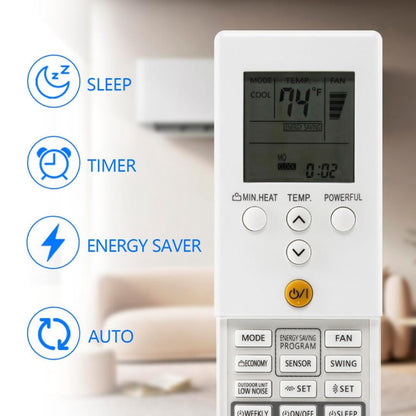 Fujitsu Air Conditioner Heat Pump Replacement Remote Control