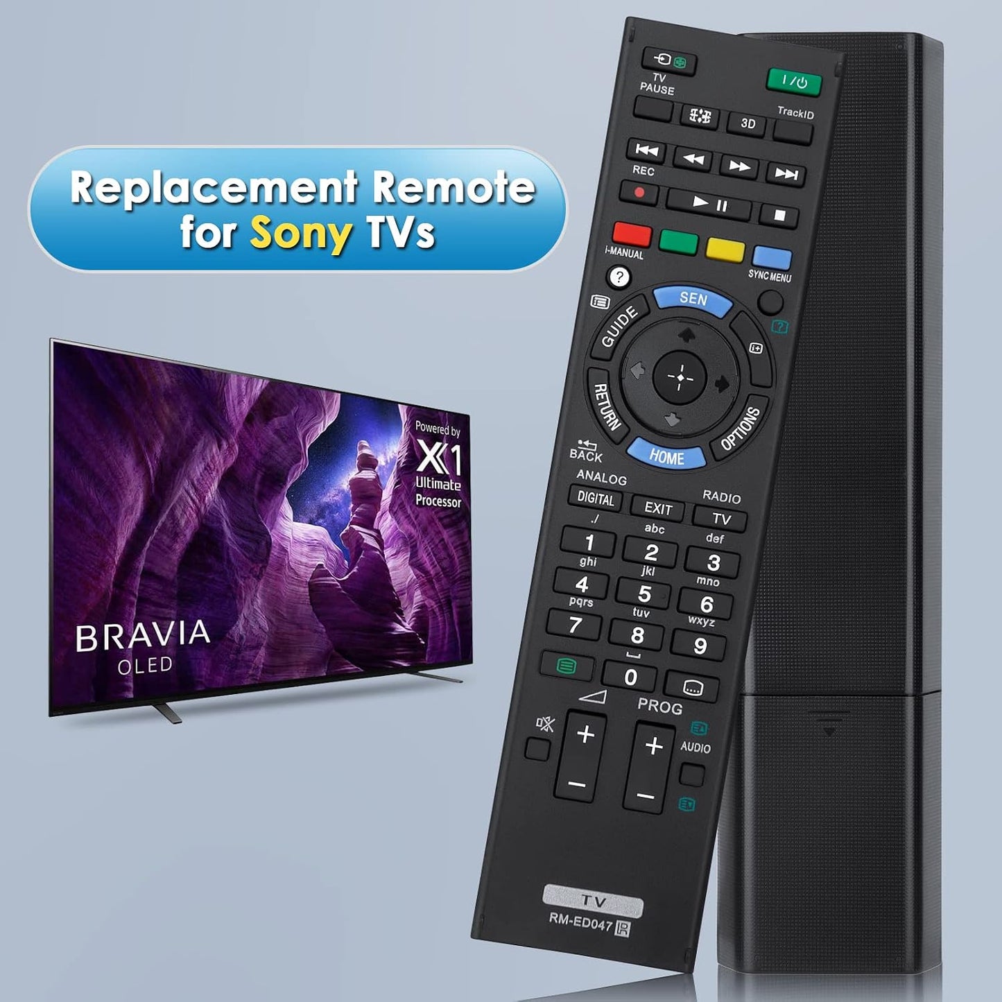 Sony TV Remote Universal Replacement Remote for Sony Bravia TVs