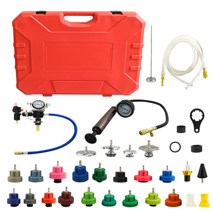 Radiator Pressure Tester Kit 34 Pcs