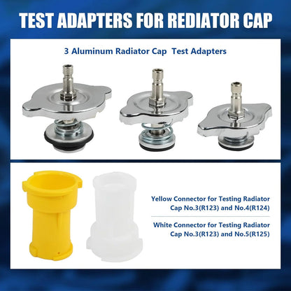 Radiator Pressure Tester Kit 34 Pcs