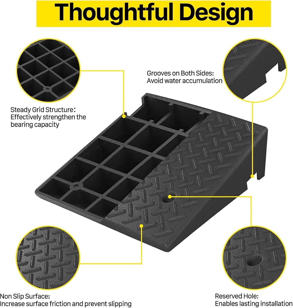 Kerb Ramp Curb Ramp Pair 2-Piece Set