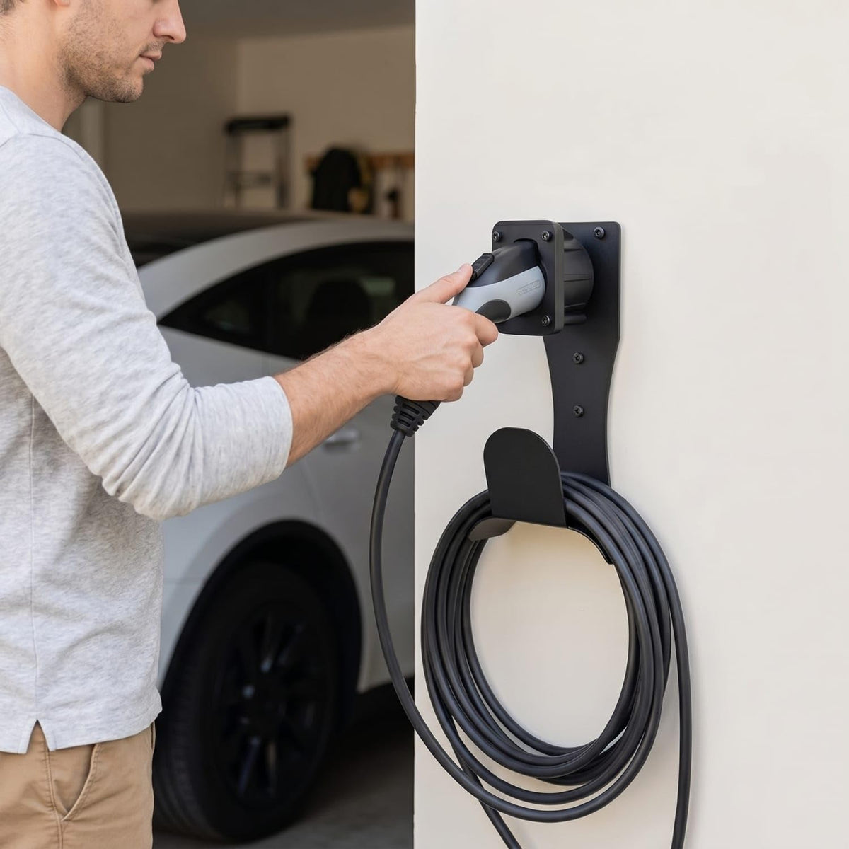 EV Charger Holder Wall Mount Type 2