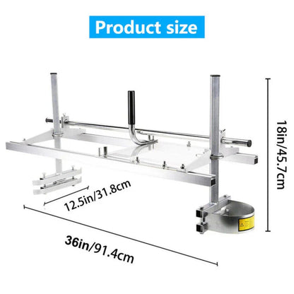 36" Portable Chainsaw Mill Frame