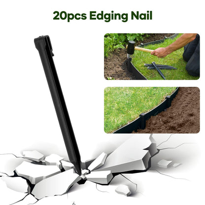 20M Garden Lawn Edging Border