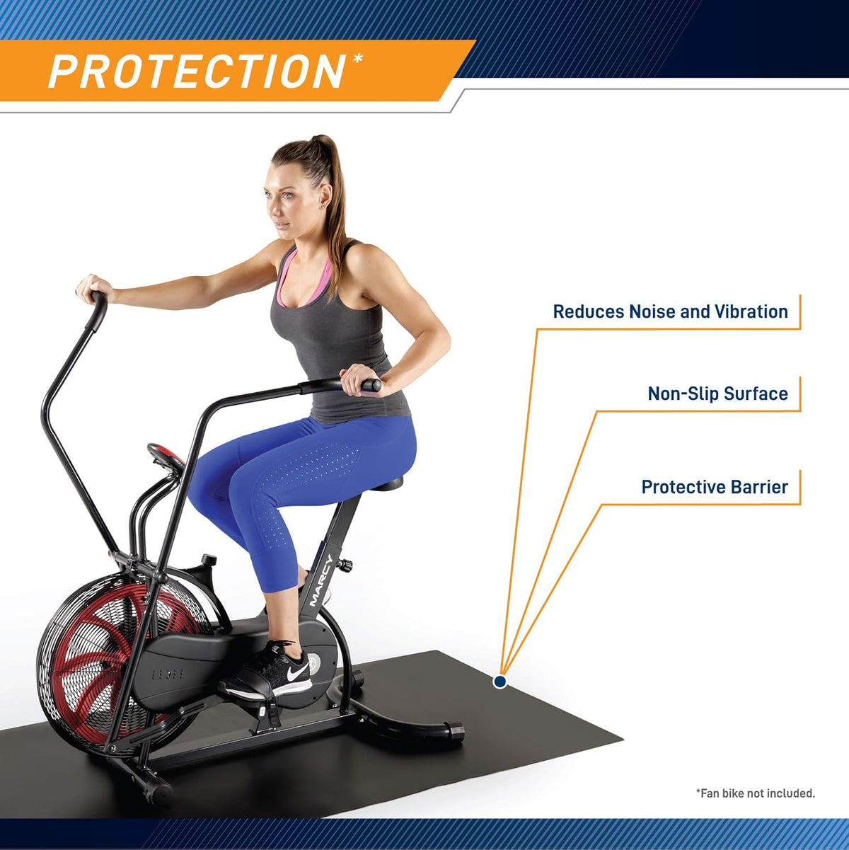 Treadmill Mat - Heavy-Duty Protective Floor Mat (90 x 200 cm)