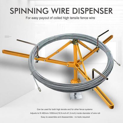 Spinning Jenny Wire Dispenser / Folding Spinning Jenny