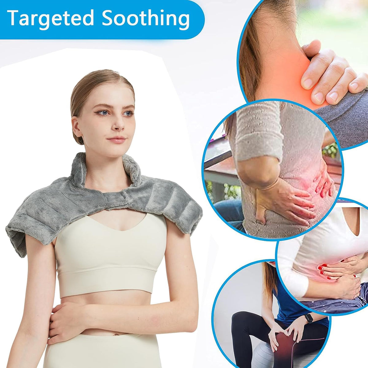 Microwavable Heating Pads for Neck & Shoulders
