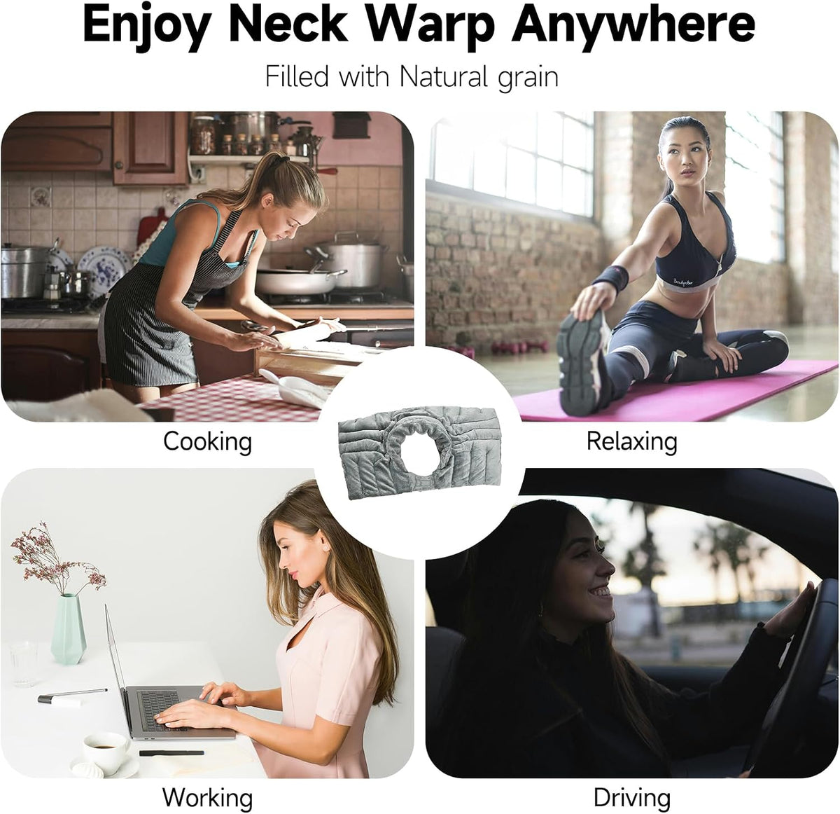 Microwavable Heating Pads for Neck & Shoulders