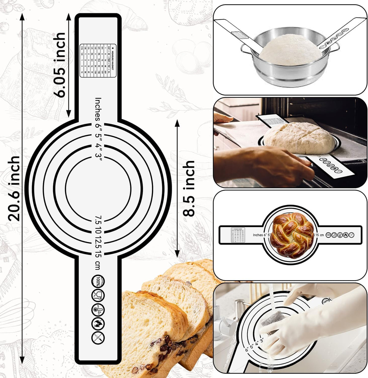 Bread Proofing Basket Set
