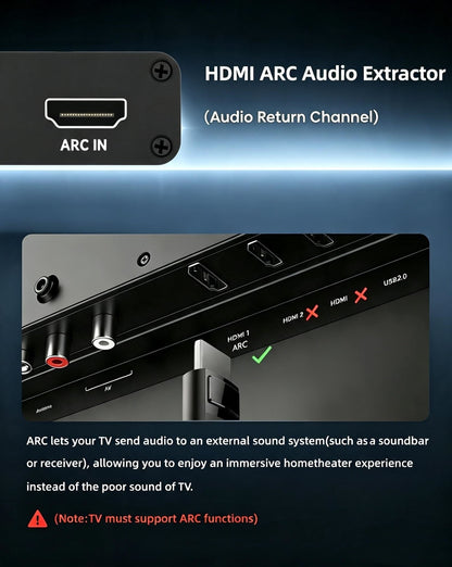 HDMI ARC Audio Extractor Adapter