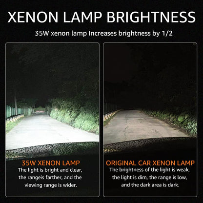 D1S Xenon HID Car Headlight Bulbs 4300k Pair