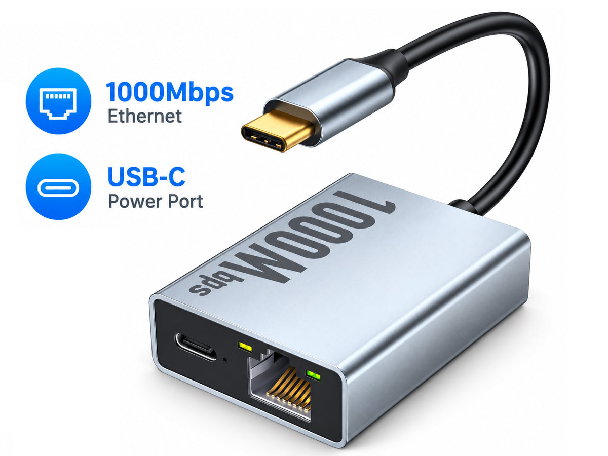 Ethernet Adapter for Firestick USB-C to RJ45 Gigabit Network Adapter