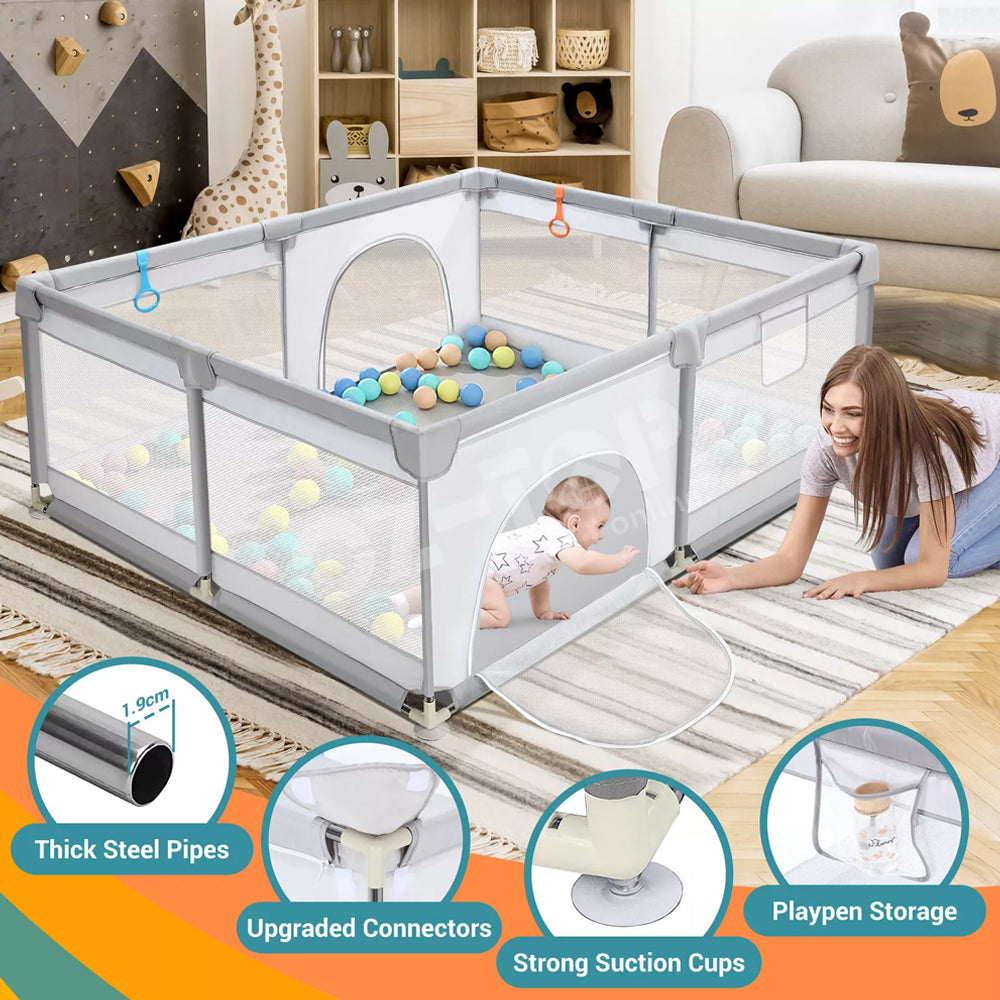 Playpen Play Fence Play Gym Mat 180 x 200cm