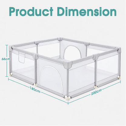 Playpen Play Fence Play Gym Mat 180 x 200cm